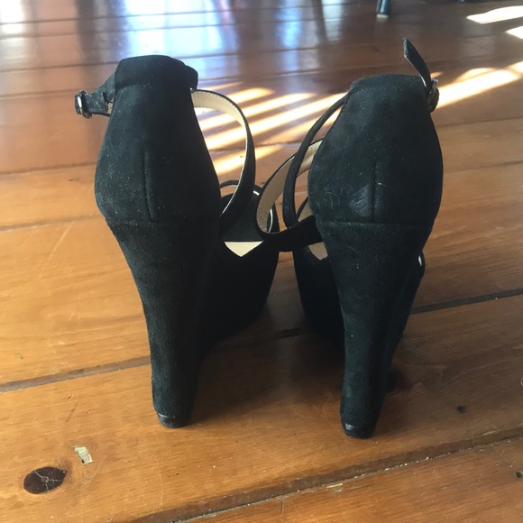 Alexandre Birman black suede wedges - Picture 6 of 7